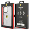 Ferrari FEHMP14XURKT iPhone 14 Pro Max 6.7" przezroczysty/transparent hardcase Outline Magsafe