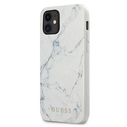 Oryginalne Etui IPHONE 12 MINI 5,4" Guess GUHCP12SPCUMAWH białe