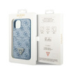 Schutzhülle IPHONE 13 MINI Guess Hardcase 4G Triangle Logo Cardslot (GUHCP13SP4TPB) blau