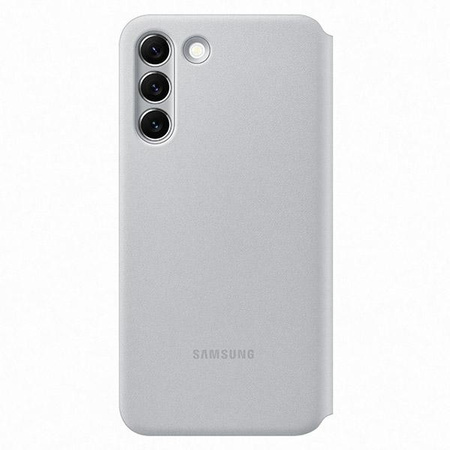 Samsung LED View Cover etui pokrowiec z wyświetlaczem LED Samsung Galaxy S22+ (S22 Plus) jasnoszary (EF-NS906PJEGEE)