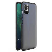 Spring Case pokrowiec żelowe etui z kolorową ramką do Xiaomi Redmi Note 10 5G / Poco M3 Pro czarny