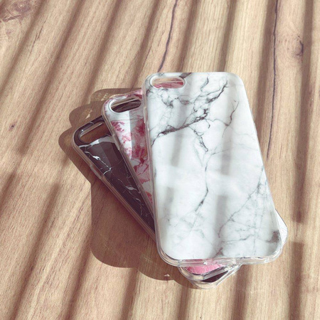 Wozinsky Marble żelowe etui pokrowiec marmur iPhone 13 Pro biały