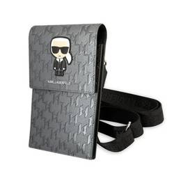 Sack Karl Lagerfeld Ikonik Karl Monogram Patch (KLWBSAMIPG) silber