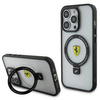 Ferrari FEHMP15XUSCAH iPhone 15 Pro Max 6,7&quot; transparentes Hardcase Ring Stand 2023 Kollektion MagSafe