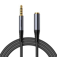 Joyroom stereo audio cable AUX 3.5 mm mini jack (male) - mini jack (female) 1.2 m black (SY-A09)