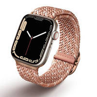 UNIQ pasek Aspen Apple Watch 40/38/41mm Braided DE różowy/citrus pink