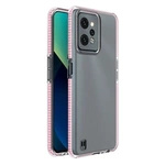 Spring Case für Realme C31 Silikonhülle mit Rahmen hellrosa