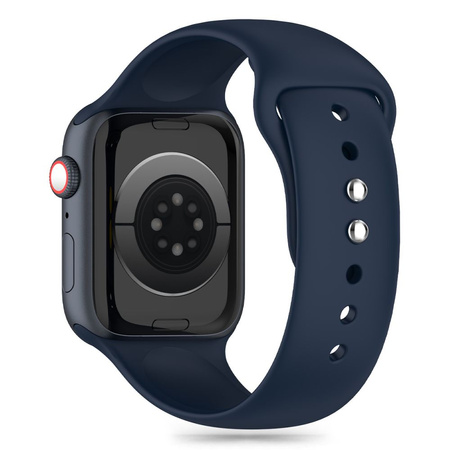 Tech-Protect Silikonarmband für Apple Watch 4/5/6/7/8/9/SE/Ultra 1/2 (42/44/45/49 mm) – Blau