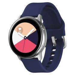 SILIKONOWA OPASKA DO SMARTWATCH 20MM UNIWERSALNA, NAVY / GRANATOWY