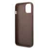 Guess GUHCP15S4GMGBR iPhone 15 6.1&quot; brown/brown hardcase 4G Big Metal Logo