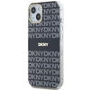 DKNY DKHMP14SHRHSEK iPhone 14 / 15 / 13 6.1" czarny/black hardcase IML Mono & Stripe MagSafe