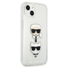 Karl Lagerfeld KLHCP13SKCTUGLS iPhone 13 mini 5,4" srebrny/silver hardcase Glitter Karl`s & Choupette