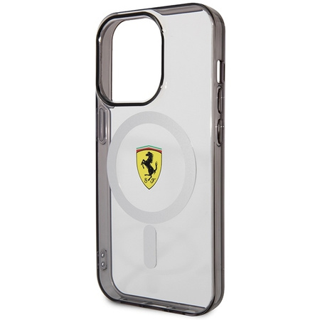 Ferrari FEHMP14LURKT iPhone 14 Pro 6,1" klar/transparent Hardcase Outline Magsafe