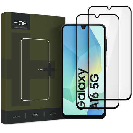 SZKŁO HARTOWANE HOFI GLASS PRO+ 2-PACK GALAXY A16 4G / 5G BLACK