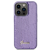 Guess Sequin Script Metal case for iPhone 15 Pro Max - purple