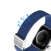 Dux Ducis Strap (Mixture II Version) Armband für Apple Watch Ultra, SE, 8, 7, 6, 5, 4, 3, 2, 1 (49, 45, 44, 42 mm) geflochtenes Armband blau