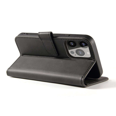 Magnet Case Cover für Oppo A17 Flip Cover Wallet Stand schwarz