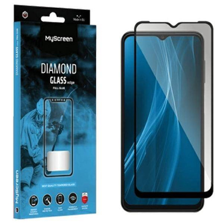 Szkło Hartowane HONOR X7 MyScreen Diamond Glass Edge Full Glue czarne