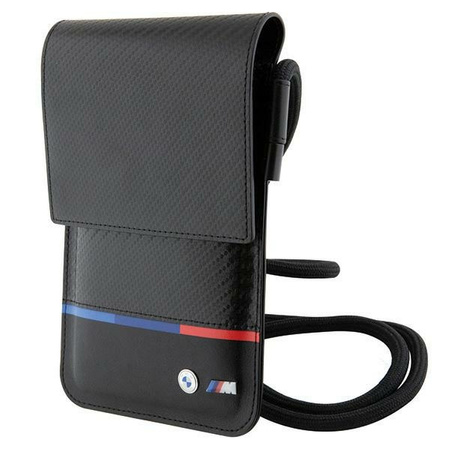 Torebka BMW Carbon Tricolor Line (BMOWBPUCARTCBK) czarne