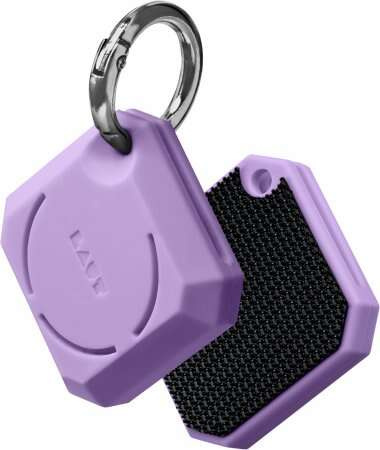 LAUT Huex Gems - protective case for AirTag (violet)