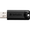 Verbatim Pendrive 64GB USB-A 3.2 PinStripe czarny/black 49318