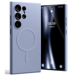 Mercury MagSafe Semi-Silicone Sam S24 Ultra G928 lawenda /lavender