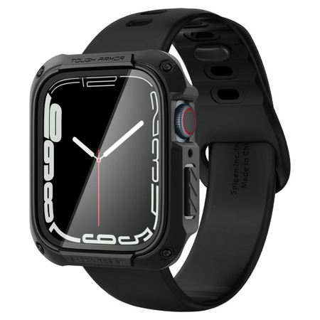 Etui do APPLE WATCH 7 / 8 (45MM) Spigen Tough Armor czarne