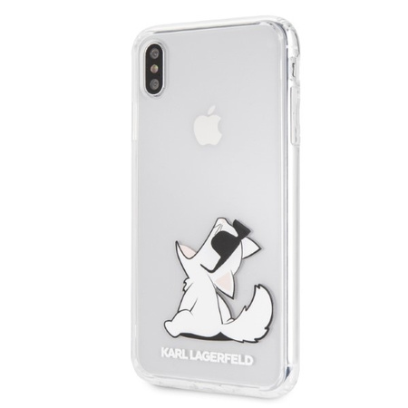 Karl Lagerfeld Choupette Fun Sunglasses - Etui iPhone Xs Max (przezroczysty)