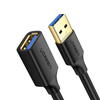 Ugreen kabel przewód przedłużacz przejściówka USB 3.0 (żeński) - USB 3.0 (męski) 3 m czarny (US129 30127)