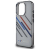 Oryginalne Etui IPHONE 16 PRO BMW Hardcase Motosport IML Random Stripes (BMHCP16L23HTRAG) szare