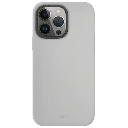 Case APPLE IPHONE 15 PRO MAX UNIQ Lino Hue Magclick Charging jasnoszare