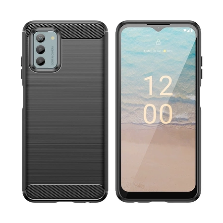 Carbon Case Silikonhülle für Nokia G22/Nokia G42 - schwarz