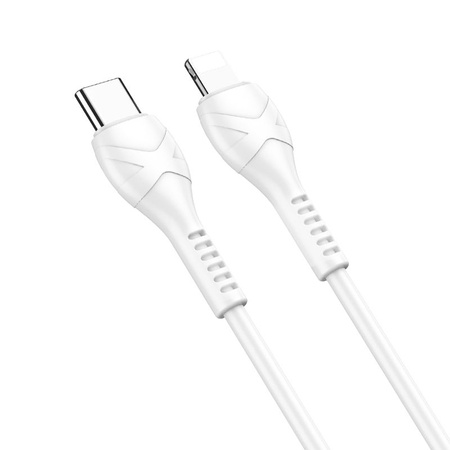 HOCO kabel Typ C do iPhone Lightning 8-pin PD 27W Cool X37 1m biały