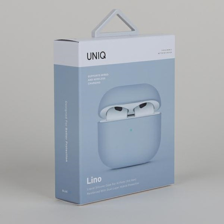 Uniq case Lino AirPods 3 gen Silicone blue/arctic blue