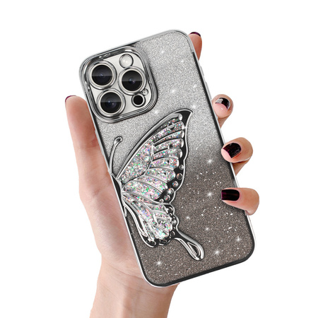 Tel Protect Butterfly Water Case do Iphone 16 srebrny