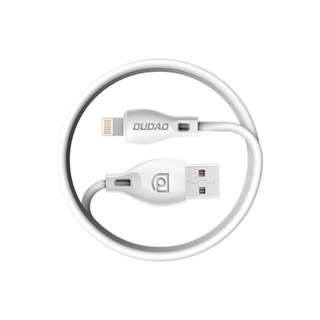 Dudao przewód kabel USB / Lightning 2.1A 1m biały (L4L 1m white)