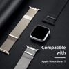 DUX DUCIS Milanese - pasek magnetyczny ze stali nierdzewnej do Apple Watch 38/40/41mm platynowy