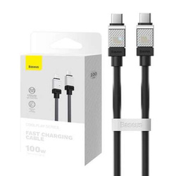 Kabel USB-C do USB-C Baseus CoolPlay, 100W, 1m (czarny)