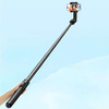 Selfie stick / telescopic pole with stand and Bluetooth remote control 1.5m Ugreen LP586 - black