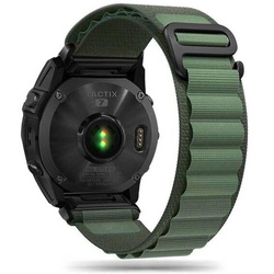 Strap for GARMIN FENIX 3 / 5X / 3HR / 5X PLUS / 6X / 6X PRO / 7X Tech-Protect Nylon Pro green