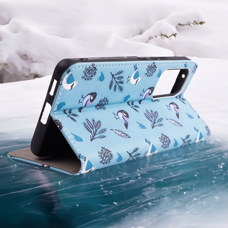 Etui Smart Trendy Winter Birds do iPhone 7 / 8 / SE 2020 / SE 2022