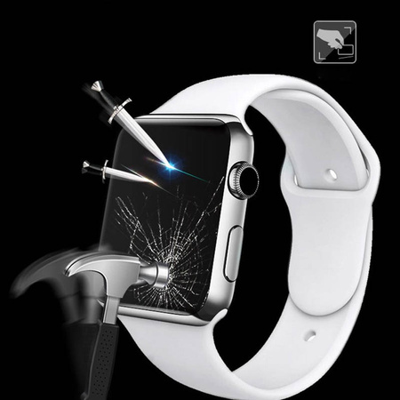 Mocolo 3D Glass Full Glue - Szkło ochronne na ekran Apple Watch 7 41 mm