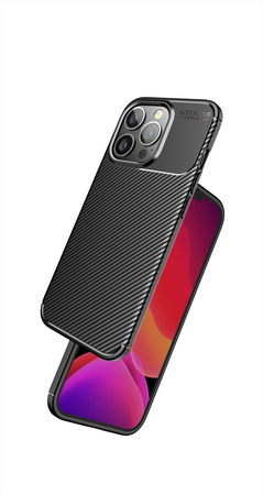 Futerał CARBON PREMIUM do IPHONE 11 Pro Max czarny