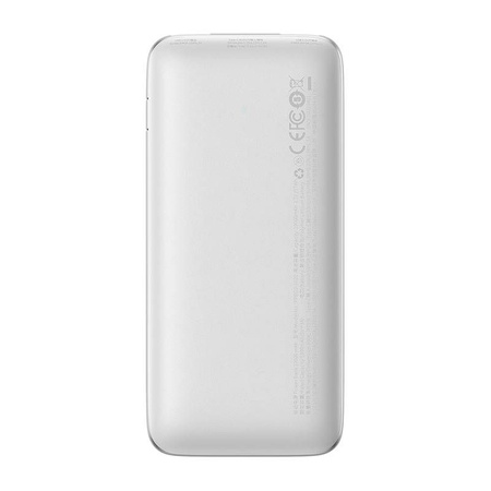 Baseus Bipow Pro Powerbank 10000mAh 20W + USB 3A 0,3m Kabel weiß (PPBD040102)