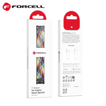 FORCELL F-DESIGN FX5 pasek / opaska do Xiaomi 8 mix kolorów