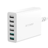  Blitzwolf BW-S15 Charger 6x USB , QC 3.0, 60 W (white)