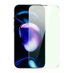 Baseus Full Screen Tempered Glass for iPhone 14 Pro with Anti Blue Light Filter and 0.3mm Speaker Cover + Mounting Frame