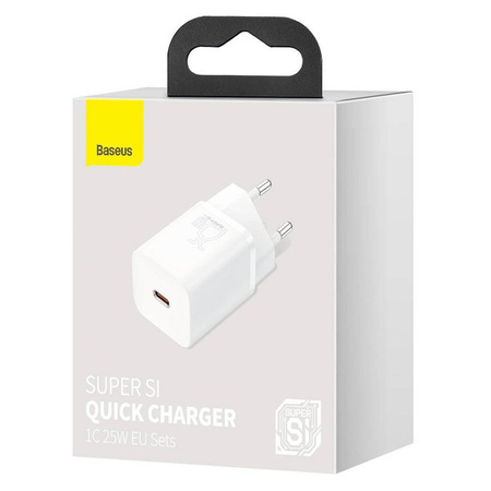 Baseus Super Si  Quick Charger 1C 25W EU White