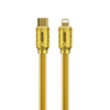 WK Design Sakin Series Schnelllade-/Datenkabel USB Typ C - Lightning PD 20W 1m Gold (WDC-163)