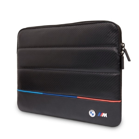 Oryginalne Etui LAPTOP 16" BMW Sleeve Carbon Tricolor (BMCS16PUCARTCBK) czarne